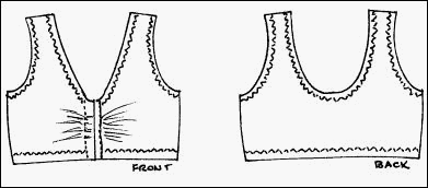 Lingerie Secrets Front Closing Sport Bra Pattern