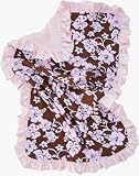 Patricia Ann Designs - Pink/Chocolate Hibiscus Blanket