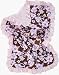 Patricia Ann Designs - Pink/Chocolate Hibiscus Blanket