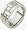 10mm 14 Karat White Gold Multi Texture Wedding Band - 6.25