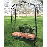 Casual Outdoor Co. Mandalay 4ft. Wrought Iron Arbor Bench