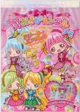 kawaii Filles Memo Pad mignon avec autocollant