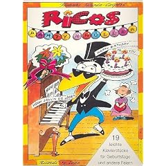 Musik wird lebendig: RICOS PARTYKN�LLER mit Bleistift -- der Spielband mit 19 Liedern f�r Geburtstage und andere Feste, passend zur beliebten Klavierschule f�r Kinder ohne �berm��igen Lernstress von Tamaki Takeda-Caspers (Noten/sheet music)