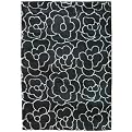 Rosey Carolina Fleece Rug Collection - Black