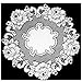 Heritage Lace Vintage Rose 15-Inch Round Doily, Ecru, Set of 2