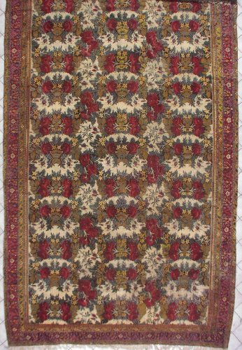 10x18 ANTIQUE 1890s AGRA ORIENTAL AREA RUG CARPET 