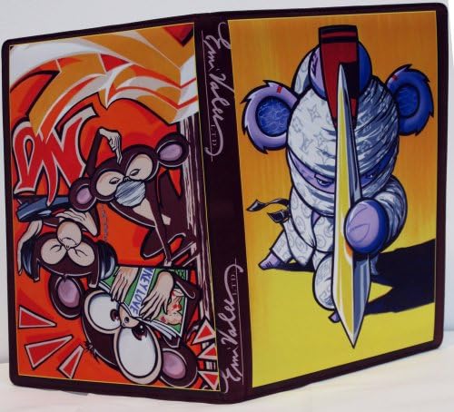 Custom Printed Sketchbook "Monkeys/Fashion Assassin" Designed By Graffiti and Pop-Art Artist Erni Vales