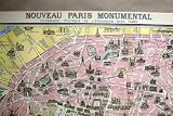 Vintage Paris Map Monumental Poster By Cavallini & Co.