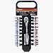 Ampro 21 piece .375 in Drive Color Coded Socket Set - SAE and Metric