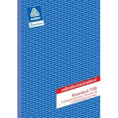 Avery Zweckform Kassenbuch (Steuerschiene 300) f�r EDV-gerechte Datenerfassung, 1. und 2. Blatt bedruckt, SD, DIN A4, 2x40 Blatt