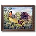 Oriole Birds Wood Barn Country Animal Picture Framed Art Print