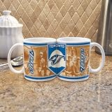 MLB Toronto Blue Jays 11-Ounce White Nostalgic Mug (2 Pack)