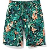 オールドネイビー OLD NAVY/ トロピカルプリントフラットフロントポプリンショーツ グリーン ボトムスショートパンツ 5歳【並行輸入】