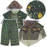 How To Train Your Dragon Toddler 3-Pc Olive Green Gronckle Costume - Sz 3T