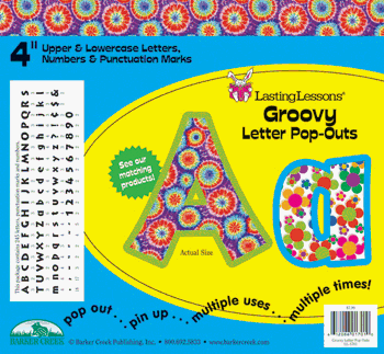 GROOVY LETTER POP-OUTS