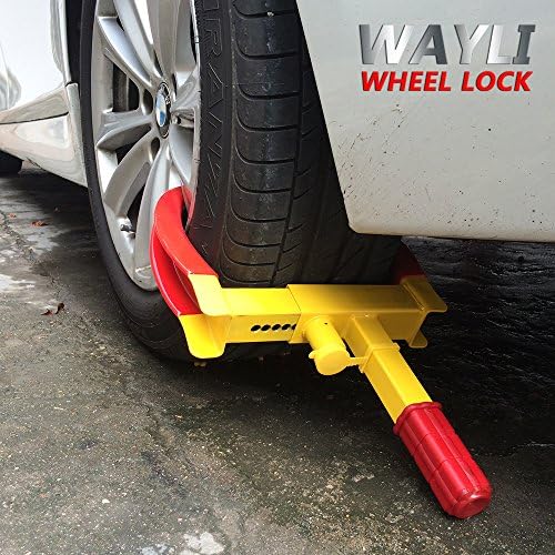Wayli Heavy Duty Tire Wheel Clamp Lock