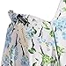 Fancyqube(TM) Women Pleated Vintage Skirts Floral Print Midi Skirt Style19 S