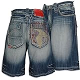 Akademiks - Akademiks Men's Bird Denim Short
