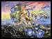 Josephine Wall (Andromeda's Quest) Framed Art Poster Print - 24