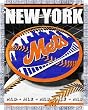 New York Mets Focus Series Throw Blanket - MLB Baseball Fan Shop Sports Team Merchandise