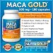 Maca GOLD - 500 mg (180 Vegetarian Capsules)