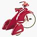 Red 1936 Sky King Trike by Air Flow Collectibles