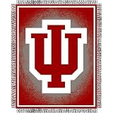 Indiana Hoosiers NCAA Triple Woven Jacquard Throw (019 Focus) (48x60)