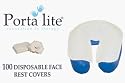 MASSAGE TABLE DISPOSABLE FACE REST COVERS 100