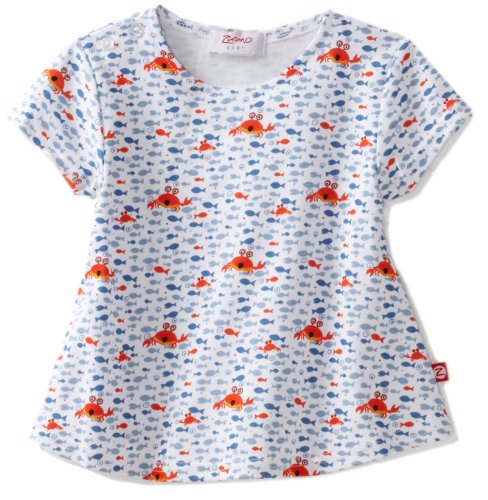 Zutano Baby-girls Infant Crabby Swing Tee, White, 18 Months Zutano Baby-girls Infant Crabby Swing Tee, White, 18 Months