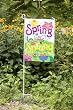 Spring Has Sprung Regular Size Applique Flag