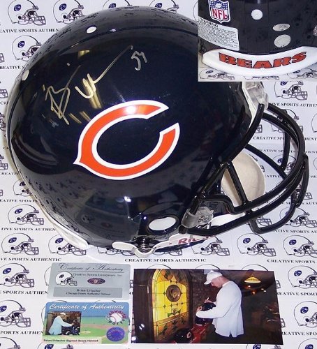 Brian Urlacher Hand Signed Chicago Bears Authentic Helmet