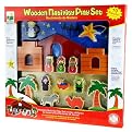 Learning Journey 19-pc. Wooden Nativity Play Set