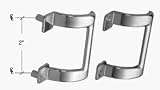 CRL 2 Chrome Shower Door Pull Handle - Package