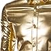 JOGAL Men's Trend Nightclub Styles Metallic Silver Button Down Shirts