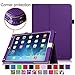 Fintie Case for iPad Air 2 - Premium Vegan Leather Slim Fit Folio Case Smart Stand Protective Cover Auto Sleep/Wake Feature for iPad Air 2 2014 Model, Violet