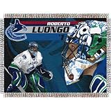 Robert Luongo #1 Vancouver Canucks NHL Woven Tapestry Throw (48x60")"