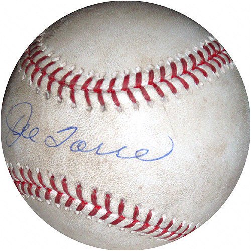 Joe Torre Los Angeles Dodgers Autographed Game Used Baseball vs Pittsburgh Pirates 4/16/2008
