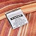 Amazon Brand – Pinzon Lightweight Cotton Flannel Duvet Set - Full/Queen, Orange Stripe