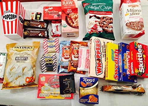Premium Christmas Candy & Snacks Care Package - 33 Pack