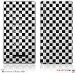 Zune HD Skin - Checkered Canvas Black and White by WraptorSkinz