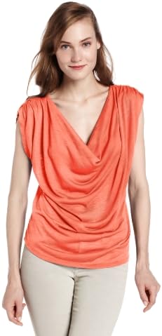 Nation LTD Violet Women's Olivia Tee, Salmon, One Size