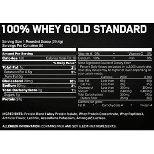 Optimum Nutrition 100% Whey Gold Standard Optimum Nutrition 100% Whey Gold Standard