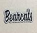 Bearcats - Black/White - Team Mascot - Words/Names - Iron on Applique/Embroidered Patch