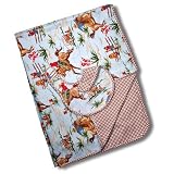 Baby Cowboy Western Blankie and Bib set