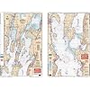 Waterproof Chart Waterproof Navigation Chart Lake Champlain, North (14781, 14782)