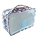 Itraveller 7 set Packing Cubes-3 travel Cubes 3 Bags 1 Shoe Bag (Blue Dasiy)