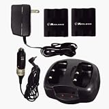 MIDLAND AVP6 DESKTOP CHARGER W 2 RECHARGEABLE BATTERIES by MIDLAND RADIO