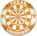 Texas Longhorns Bristle Dartboard