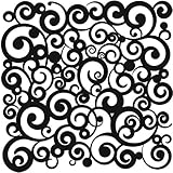 The Crafter's Workshop 12x12 Template: Cosmic Swirl