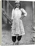 Box Canvas Print of Tartar girl of the Green Peninsula, Crimea, 1936. from Heritage-Images